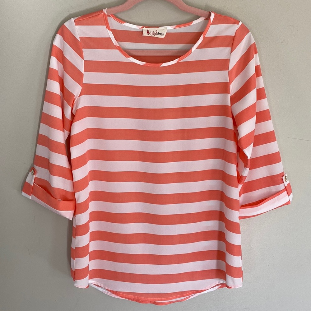 Red Dress Boutique Striped Top - Small